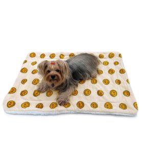 Ultra Plush Happy Face Blanket - L