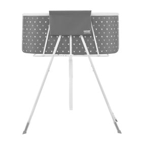 Foldable Dog Bathtub Elevated Grey Shower Station for Small & Medium Dogs & Cats