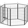 Heavy Duty Dog Playpen with Door for Large Dogs, 6 Panels, 39"H