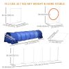 5Pcs Dog Agility Training Equipment with 8.7KG Net Weight, Pet Agility Set with Tunnels, Adjustable Jump Ring, Jumper, Weave Poles, Square Pause Box