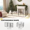 Heavy Duty Dog Playpen with Door for Medium Dogs, 6 Panels, 31.5"H