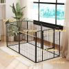 Heavy Duty Dog Playpen with Door for Medium Dogs, 6 Panels, 31.5"H