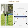 4PCs Dog Agility Equipment Set with Adjustable Height Hurdles, Spray Water Tube, Whistle, Carry Bag, White