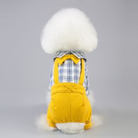Dog Clothes Spring And Summer Clothing (Option: Yellow-M)